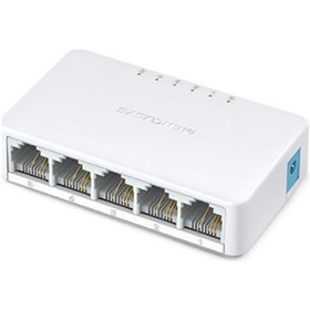 Resim TP-LINK MERCUSYS MS105 5PORT 10/100 YÖNETİLEMEZ SWITCH Orjinal - Faturalı - Garantili Ürünler - Hızlı Gönderim