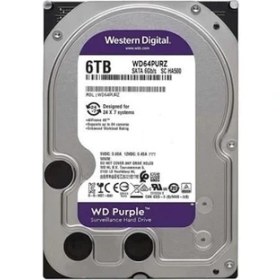 Resim Wd 6tb Purple WD64PURZ 256MB 5700RPM Sata-3 Güvenlik Diski 