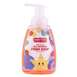 Resim Babyton Çocuklar İçin Doğal Köpük Sabun Çilek 350 ml 