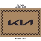 Resim duha trend 35x50 120 Gr. Kraft Kağıt Oto Paspası Kia Yatay 100 Adet 