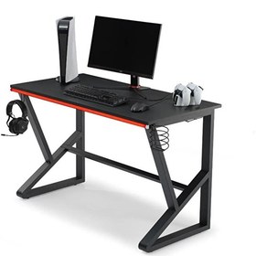 Resim Stepgamer Nax Metal Ayaklı Oyuncu Masası Siyah 