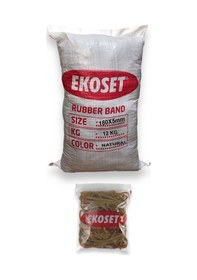Resim Ekoset Kalın Kasa Lastiği 12 KG 180 x 5 MM 
