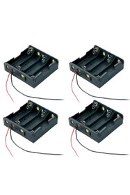 Resim Eğiteklab 4 Lü Aa Pil Kutusu Yanyana 