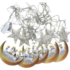 Resim SHC4200 Mey Ithalat® Ramazan Hilal ve Yıldız LED Işık 3 Metre Enerji Tasarruflu A++ 