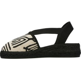 Resim Su Espadril Kastamonu Taş Baskı Kadın Espadril Sandalet 