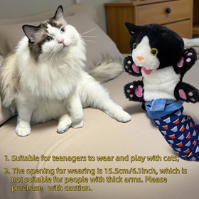 Resim Etkileşimli Kedi Köşesi Peluş Oyuncak - Dayanıklı Yumuşak Polar Kedi Oyuncak, Sağlam Dolgu, İç Mekan Kedileri İçin Güvenli Eğlenceli Tasarım, Zihinsel Stimulation ve Bağlanma, Pil Gerektirmez, Tüm Irklar ve Boyutlar, Kedi Oyuncak, Eğlenceli Tasarım, Peluş Yapı, Pil Gerektirmez 