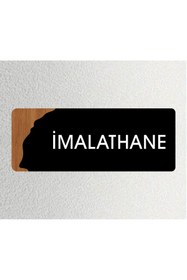 Resim zafrakreklam Ofis -Kapı İsimliği, Yönlendirme levhası 26X10Cm - İMALATHANE 