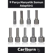 Resim Premium Titanyum Kaplama Uzun Ömürlü Aşınma Karşıtı Koruma 9 Parça Manyetik Somun Adaptörü Seti 