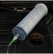 Resim Willowhaven 33 81oz 39 37inch Tüp Şırınga Tipi Çift Amaçlı Emme Dolma Aleti Yağ Yakıt Pompası 