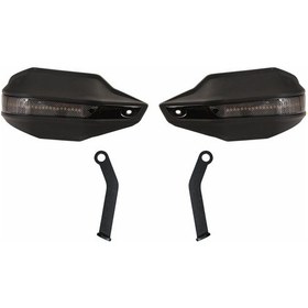 Resim GP Kompozit Bajaj Pulsar N 250 2022-2024 Uyumlu Led Sinyalli Elcik Koruma Siyah 