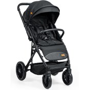 Resim Baby2Go Collie Çift Yönlü Bebek Arabası Koyu Gri 