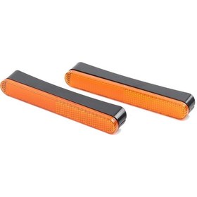 Resim Gatherco Harley Cvo Touring Road Electra Street Glide St Road King 2016-2024 Siyah+turuncu Motosiklet Yansıtıcı Şeridi 