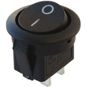 Resim Ic-133 Yuvarlak Işıksız Anahtar On-Off 2P 25 Adet 