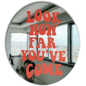 Resim Yuvarlak Ayna, Pinterest Ayna, Renkli Duvar Dekoru, Pinterest Oda Dekoru, Kırılmaz Dekorafif Ayna 