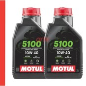 Resim Motul 5100 10w-40 4t Motosiklet Motor Yağı – 2 X 1 Litre | Yarı Sentetik | Güncel Ürün 