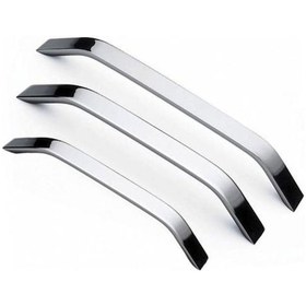 Resim Eko Şahin Alüminyum Metal Lüks Modern Mobilya Çekmece Mutfak Dolabı Kulpu Krom 160mm Krom 