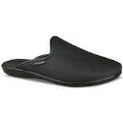 Resim Ceyo Pierro-10 Erkek Cilt Önü Kapalı Terlik Siyah 