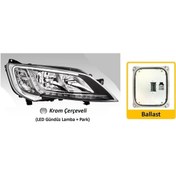 Resim AYFAR Far Motorlu Sağ Ducato Maxi Boxer Jumper 2014 Led - Ballast Dahil Krom Çerçeve 46862283 505218 Ayfa 