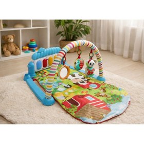 Resim Toys2you Piyanolu Oyun Halısı Işıklı ve Müzikli Gelişim Matı Safari 70x45x35 