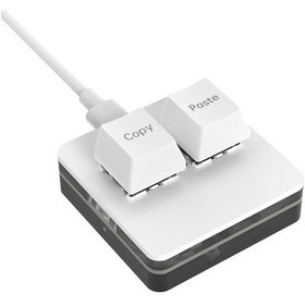 Resim 2 Tuşlu Beyaz Mini Klavye Makro Klavye Mekanik Rgb Pın Klavye Programlanabilir Windows Ve Mac 