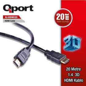 Resim Qport Q-Hdmi20 Altin Uçlu 20 Metre Hdmi Kablo 