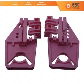 Resim Skoda Octavia 2 1z için Ön Sağ Kapı Cam Kriko Klipsi 1z1837462 N11.16743 