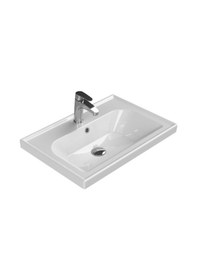 Resim Turkuaz Seramik Cerastyle Frame 65 x 45 CM Etajerli Lavabo 