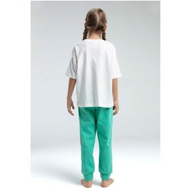 Resim Rolypoly Kız Çocuk Yeşil Pijama Takımı 5274-47628 Yeşil 