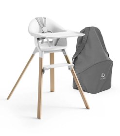 Resim Clikk Highchair White Ergonomik Mama Sandalyesi, Kolay Kurulum ve Hafif Tasarım 