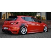 Resim XPower Seat Leon Mk3 5f (2013-2019) Aero Yan Marşpiyel Seti (Plastik) 