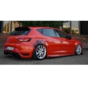 Resim XPower Seat Leon Mk3 5f (2013-2019) Aero Yan Marşpiyel Seti (Plastik) 