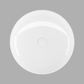 Resim LUCCO Lucente 43 Cm Tezgah Üstü Oval Lavabo Beyaz 