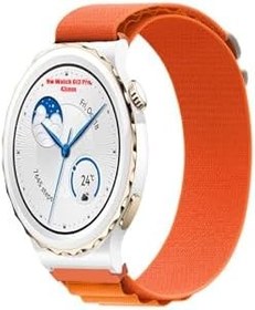 Resim Huawei Watch Gt3 Pro 43mm Uyumlu Kordon Alpine Loop Döngü Spor Kayış 