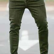 Resim Erkekler İçin Dar Kesim Esnek Kot Pantolon - Şeffaf Olmayan, Makinede Yıkanabilir Her Mevsim Formal ve Günlük Kullanım için Modern Fit Jeans, Çok Yönlü Gardırop Stili, Dayanıklı Yapı, Şık Siluet, Genç Profesyoneller 