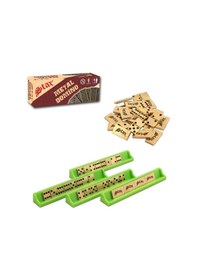 Resim Star Domino Zamak Büyük Boy Domino Oyun Seti 