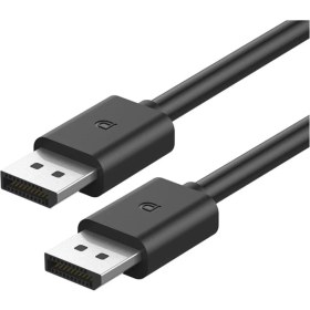 Resim Mena Rise Dp2 Display To Display Kablo 4K (60Hz) 1.2 V (1.8m) - 4K Displayport Kablosu, Erkek-Erkek Ekran Bağlantı Nokta Kablosu Dizüstü Masaüstü Monitör Için Uyumlu 