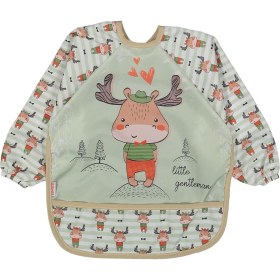 Resim Bebechi Bambino Kids Uzun Kollu Mama ve Aktivite Önlüğü Geyik (6-24 Ay) 