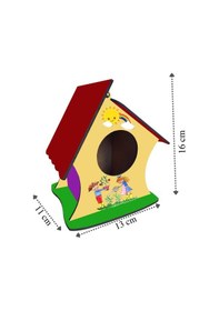 Resim Kuş Evi Ahşap Boyama Seti 1 Paket Arlantis Kendin Yap Kuş Evi Bah 