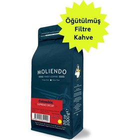 Resim Moliendo Finest Coffee Colombia Supremo Decaf (Kafeinsiz) Yöresel Kahve (Öğütülmüş Filtre Kahve) 1 kg 