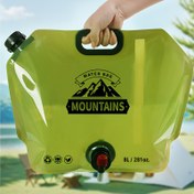 Resim Musluklu Katlanabilir Su Kabı 7.99 L - Kampçılık, Yürüyüş ve Seyahat için Dayanıklı Taşınabilir PE Hidrasyon Paketi - Her Tür Arazi Aracı İçin Mükemmel Seçim 