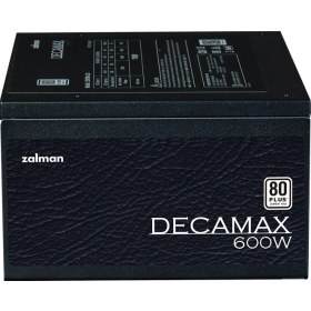 Resim Zalman ZM600-LX3(DECAMAX600W) 80+ Plus Yüksek Koruma Devre Tasarımı Güç Kaynağı 