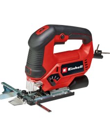 Resim Einhell Dekupaj Testere TC-JS 90 (650 W, 22 mm strok, sarkaç strok fonksiyonu, ahşapta 90 mm kesme derinliği, çelikte 10 mm, 45°'ye kadar eğimli kesimler, 1x testere bıçağı dahil) - 4321165 