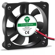 Resim Alkatronik Dc 12v Fan 5x5cm Kuluçka Fanı Soğutucu Peltier Cooler Pc Ekran Kartı 50x50mm 