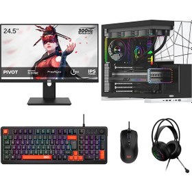 Resim Dragos DRX9706 i9-14900KF 32 GB 1 TB Nvme SSD 16 GB RTX5080 24.5" Dos Masaüstü Oyuncu Bilgisayarı 