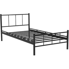 Resim FANO Mira Metal Karyola Siyah Tek Kişilik Ferforje Yatak 90x190, 90x200, 100x200, 120x190, 120x200 