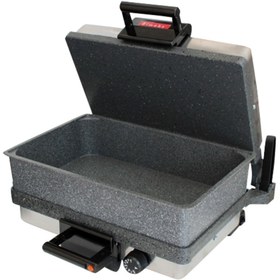 Resim Bimeks Turbomeks Bimeks Bazlama Lahmacun Grill Makinesi Granit Tavalı (KLASİK MODEL 23X35) Küçük Boy! 
