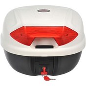 Resim Arwiç Arwic Motosiklet Çanta 33 Lt Beyaz Renk Kızaklı Full Aparatlı 