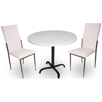 Beymobilya Buket Werzalit Yuvarlak Esb - Nilüfer 2Li Mutfak Masa Takımı