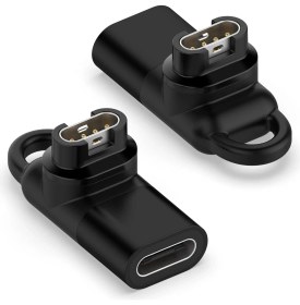 Resim Caseonn Garmin Instinct Crossover Amoled Taşınabilir Şarj Dönüştürücü Adaptörü Type-C 