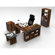 Resim Robinhome Robin Home Boston L Ofis Çalışma Masası Ofis Büro Takımı Masa Seh 